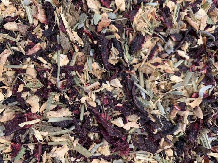 Hibiscus Ginger Zen Herbal Tea - 2 oz bag - Click Image to Close