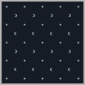 Velvet Cloth - Moon and Stars