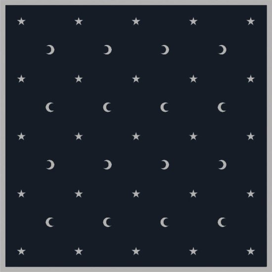 Velvet Cloth - Moon and Stars - Click Image to Close