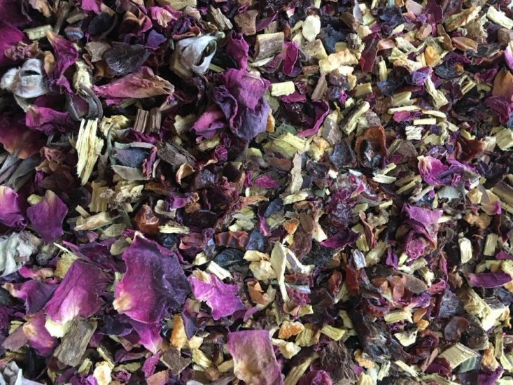 Cleopatra Rose Herbal Tea Blend - 2 oz bag - Click Image to Close